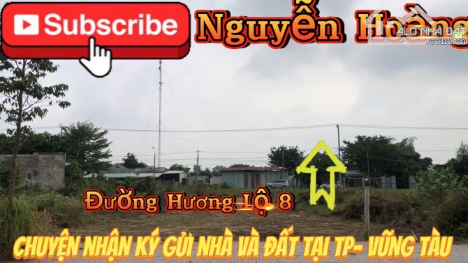 _Lô Đất  Mặt tiền đường nhựa vỉa hè kế bên Hương Lộ 8  Long Phước  TP-BR-VT: