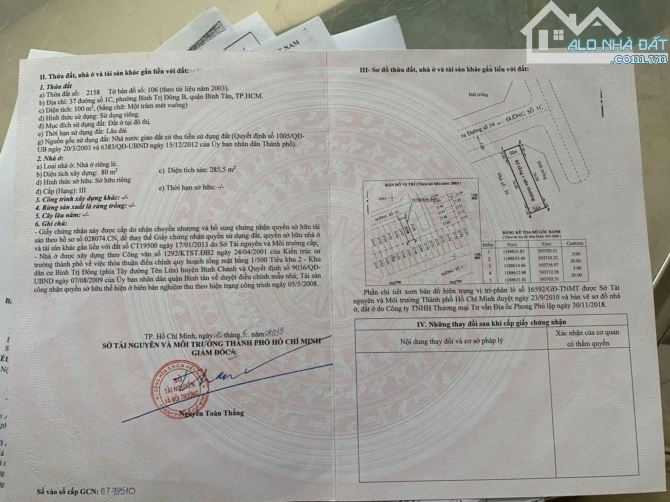Bán Khách Sạn Bình Tân Thu Nhập 150tr/tháng