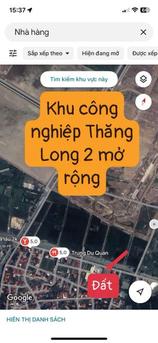 Đón sóng Khu Thăng Long II mở rộng sát thôn Đống Thanh bán suất đất trục Chính kinh doanh