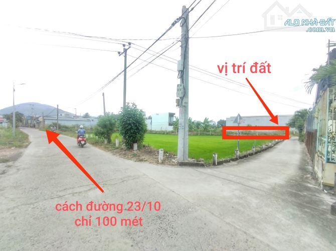 Bán Lô Đất 101m2 thổ cư Diên An , cách đường 23/10 chỉ 100 mét - giá 1tỷ315tr - 1