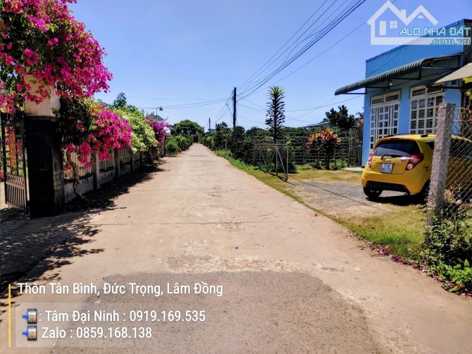 Cần bán đất thổ cư gần chợ Tân Hội,Đức Trọng,Lâm Đồng,DT 5m x 38m chỉ 810 triệu TL - 1