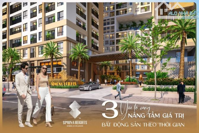 CĂN HỘ CAO CẤP SIMONA HEIGHTS QUY NHƠN (CC TRẦN BÌNH TRỌNG) CHỈ 1,9 TỶ CHƯA CHIẾT KHẤU - 1