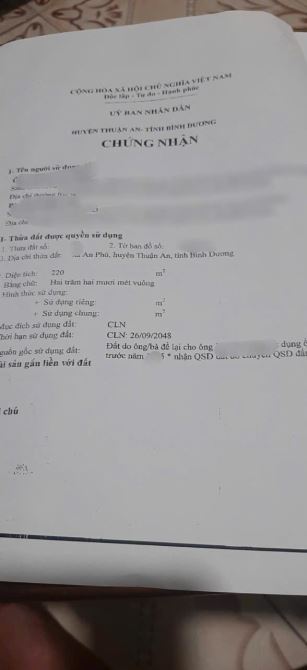 Bán nhà cấp 4 và phòng trọ 5x44m, hẻm An Phú 15 p.An Phú kế chợ Đông Đô - 2