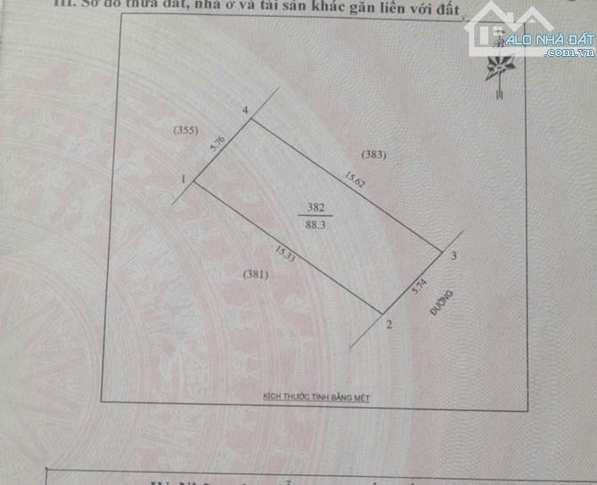 Đất khối Đức Thịnh - Hưng Lộc. 88m2 rộng 5m chỉ 1 tỷ 380 triệu hướng đông nam hiếm có - 3