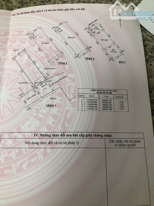 Bán gấp nhà 379/ 52/4 Quang Trung P10 3 lầu 7 tỷ - 6