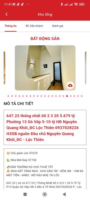 Bán nhà 31m 2tầng 2pn giá 4.85 tỷ p7 nguyễn du gò vấp - 6