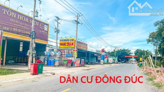 Kẹt tiền cần bán lô thổ cư 155m2 đường đá xanh 8m chỉ 500 triệu Đức Huệ - 3