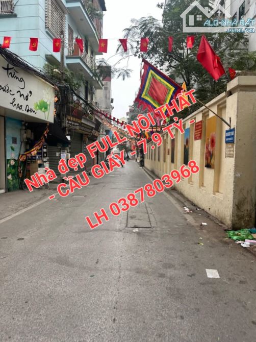 Nhà đẹp Cầu Giấy - 6 tầng - Sát ô tô - Full nội thất - Giá chỉ 7.9 tỷ!