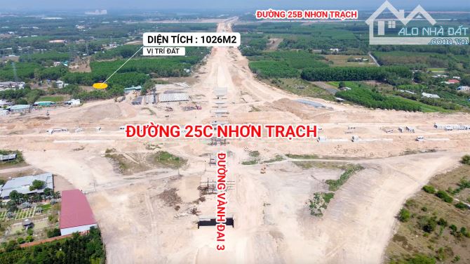 Bán thửa đất thổ vườn Nhơn Trạch mặt tiền đường Vành Đai 3 giá rẻ đầu tư - 1