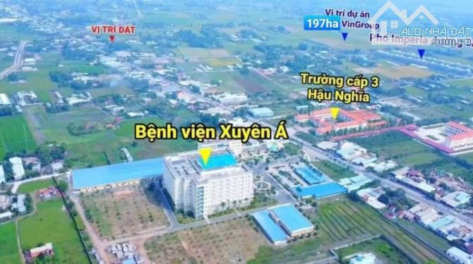 CẦN BÁN LÔ ĐẤT 200M2 - THỊ TRẤN HẬU NGHĨA - GẦN DỰ ÁN VINHOME - GIÁ QUÁ TỐT ĐẦU TƯ - 1