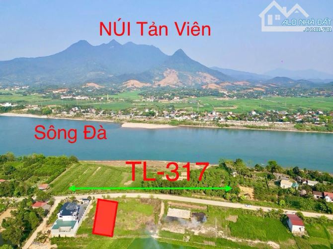 Bán đất TL 317 Full thổ cư view sông Đà tại Xã Tu Vũ, Thanh Thủy, Phú Thọ, 1,7 tỷ, 200m2 - 1