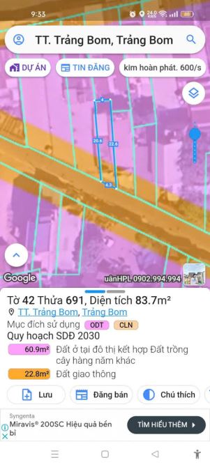 nhà thị trấn trảng bom chỉ 2 tỷ 1 sổ riêng thổ cư chính chủ - 1