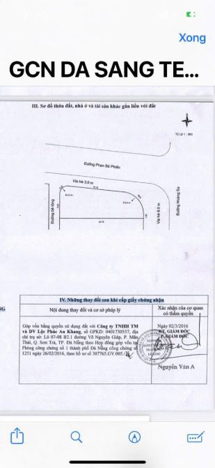 Bán lô góc 2 mặt tiền đường Hoàng Sa.gần võ nguyên giáp. Vương thừa Vũ. Sơn Trà TP ĐÀ NẴNG - 2