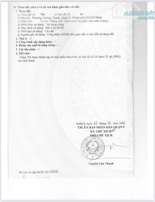 Bán lô đất đường Nguyễn Xiển, phường Trường Thạnh, TP Thủ Đức - 2