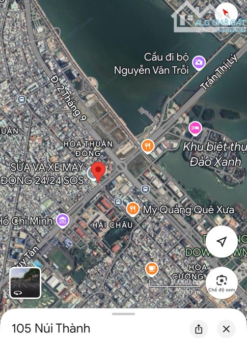 Bán nhà cấp 4 kiệt Núi Thành, Hoà Thuận Đông, Hải Châu. Vị trí đẹp gần cầu Trần Thị Lý - 2