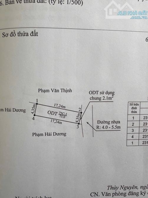 Duy nhất 1 lô F0 mặt đường trải nhựa tại Lâm động - 2