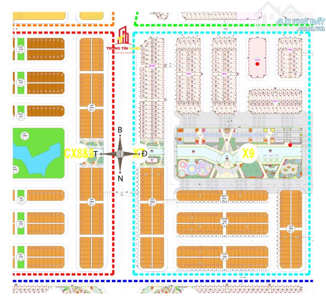 Độc quyền quỹ căn Hoàng Huy New City 2. Hướng Nam. Giá chỉ 9,8 tỷ/căn - 2