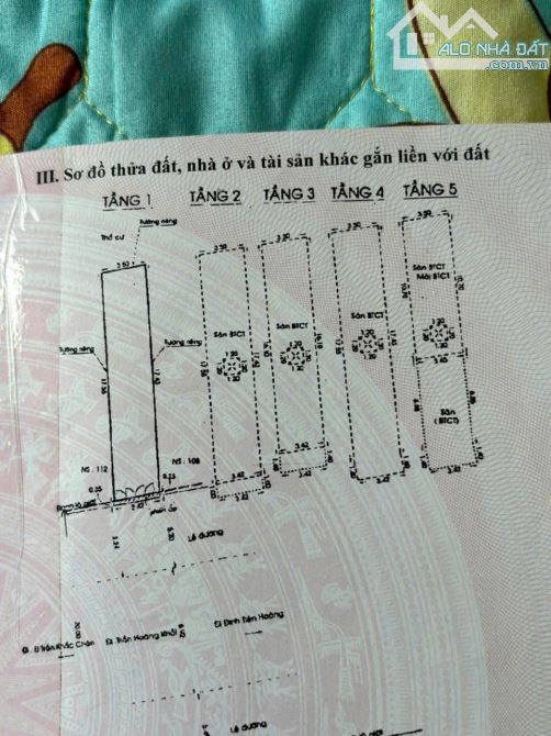 Nhà MT Trần Quang Khải, P.Tân Định, Q.1 - DT: 60m2 - 5 Tầng - Giá: 28 Tỷ - 2