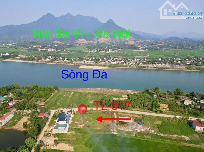 Bán đất TL 317 Full thổ cư view sông Đà tại Xã Tu Vũ, Thanh Thủy, Phú Thọ, 1,7 tỷ, 200m2 - 2