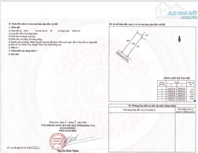 Bán lô đất sổ riêng,thổ cư Thiện Tân 5x21m giá 799tr - 3