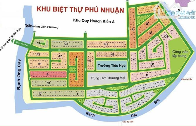 Bán đất dự án Phú Nhuận Phước Long B đường Đỗ Xuân Hợp Quận 9 cũ (300m2) 85 tr/m2 - 3