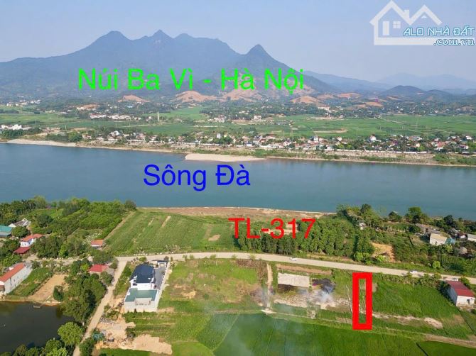 Bán đất TL 317 Full thổ cư view sông Đà tại Xã Tu Vũ, Thanh Thủy, Phú Thọ, 1,7 tỷ, 200m2 - 3