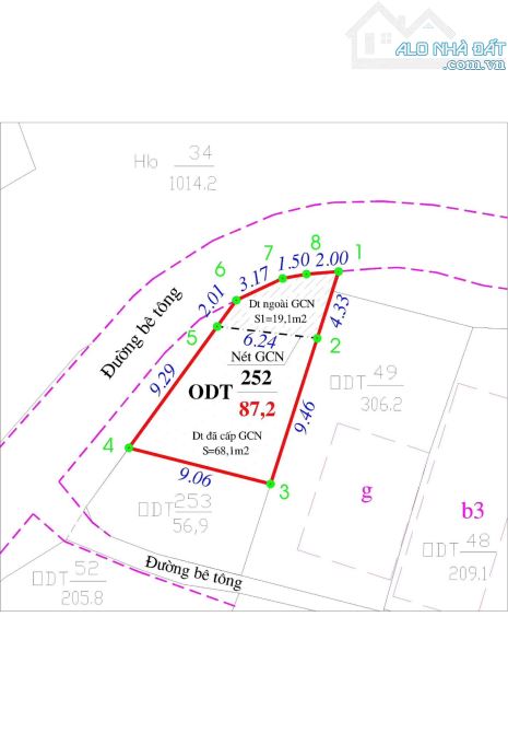 Bán Đất Ô Góc Ngõ 343 Hà Trung,DT:68m2(Thực Tế 87m2) Oto đỗ cửa !!! - 4