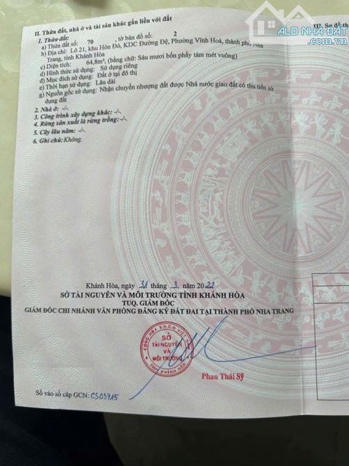 Sót lại mảnh đất tại tái định cư hòn sện giá đầu tư - 4