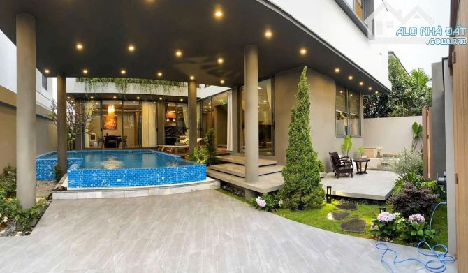 Bán căn VILLA có hồ bơi ngay sát sông, cạnh Lãnh sự quán Trung Quốc. Khu Nam Việt Á - 5