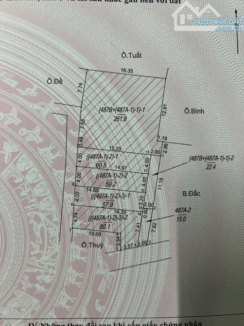 ĐỨC THƯỢNG : ĐẤT 57,9M VỊ TRÍ ĐẸP , 7 CHỖ ĐỖ CỬA - GẦN NGAY KĐT TT ĐÔ