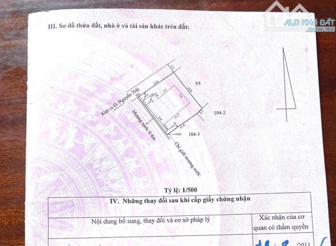 215m2 đất Nguyễn Trãi gần chợ Tây lộc - Vị trí đẹp