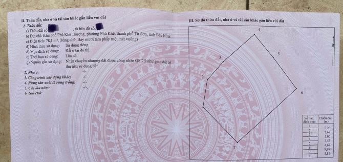 Lô góc siêu đẹp Phù Khê- Từ Sơn- Bắc Ninh Giá rẻ