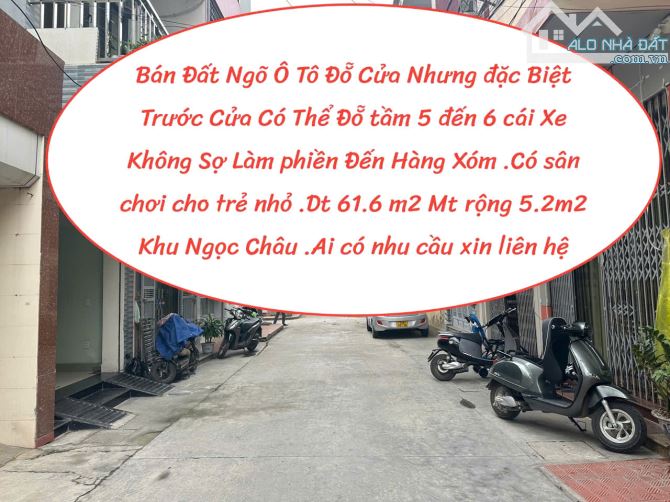 cần bán đất ngõ to ngõ thông nguyễn hữu cầu -tp hải dương