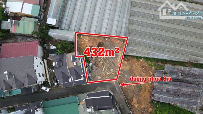 Bán lô biệt lập 432mv view đẹp đường Nguyễn Đình Quân, phường 5, TP Đà Lạt