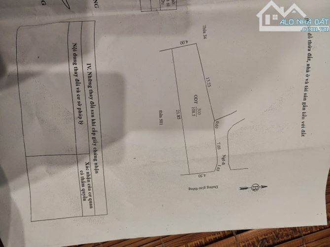 cần bán đất khu dân cư lễ quán 108.5m đường đôi