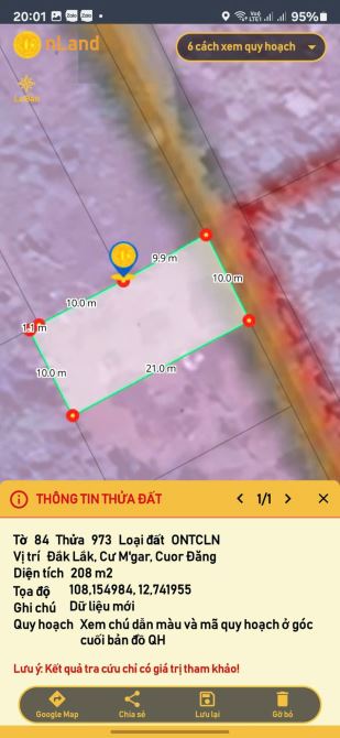 ĐẤT BÁN HẺM CẤP 1 CUÔR ĐĂNG CÁCH QL CHỈ 180M - Loctran