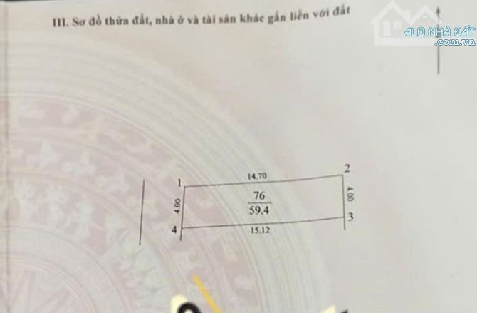 Thửa đất lô góc 1 mặt oto tránh, mặt kia oto vào, 60m giá rẻ. Xóm trại thôn xuân nộn.