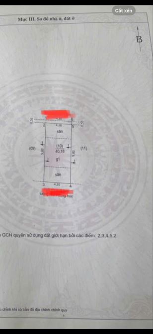 Bán đất tại Bắc Từ Liêm, Hà Nội, 6,5 tỷ, 45 m2, hàng hiếm!