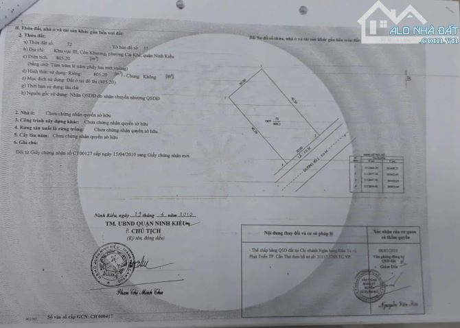 Bán biệt thự 2 lầu hoàn công mặt tiền phạm công trứ Cồn Khương dt 20x40 hướng ĐN lộ 21m - 10