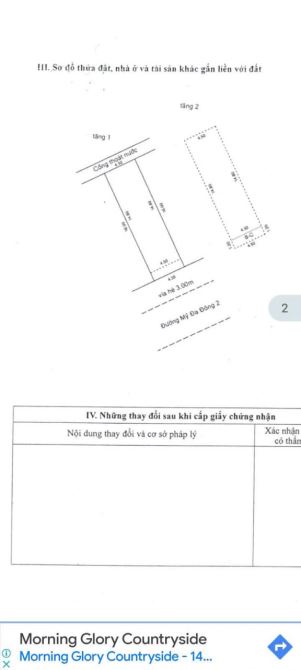 Bán nhà 2 tầng đường Mỹ Đa Đông 2 đối diện chợ Bắc Mỹ An - Giá 9ty5 tl - 1