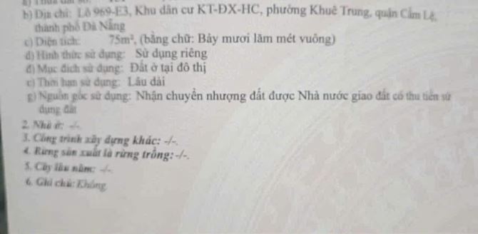 Bán đất đường 7m5 Hồ Nguyên Trừng. Gọi Tuyết - 1