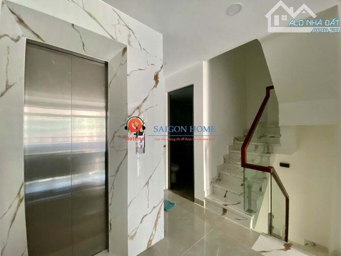 Cho thuê nhà mới 4 tầng-thang máy Lương Định Của 350m2 - 2