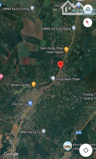 Đất QUỐC LỘ 14 CUÔR ĐĂNG Giáp HOÀ THUẬN - 2