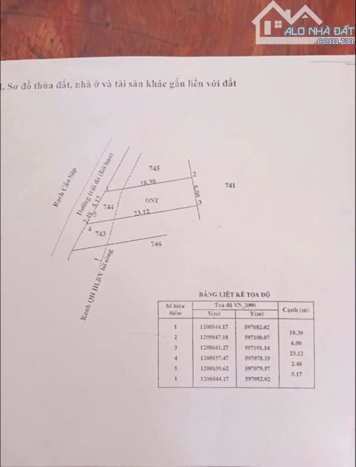 BÌNH MỸ CHỦ GỬI BÁN GẤP MẶT TIỀN RẠCH THOÁNG MÁT CHỈ 550TR - 3