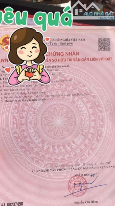 Cần bán 50m đất tại thôn Kim ngưu Tân tiến - 4