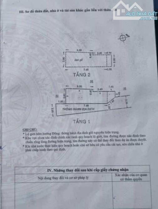 Trần Văn Quang:  22m2 _ 2 Tầng _ 2.2m ( nở hậu 2.8 ) x 9m.  2.6 tỷ Phường 10 Quận Tân Bìn - 5