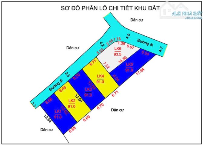 93,5m lô góc 2 mặt tiền, ô tô thông tại Hoàng Văn Thụ, chỉ 1,7 tỉ