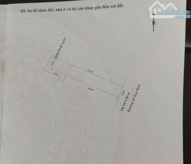 Đất Mặt Tiền Đường 7.5m Võ Duy Ninh,Đường Thông gần biển Sơn Trà. S= 160m2, Giá: 6.4 tỷ.