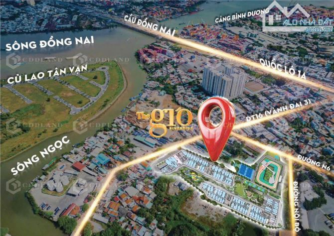 🔥 The Gió Riverside – Căn Hộ 2PN, View Sông, Giá Chỉ Từ 1.6 Tỷ, gần TTTM Aeon