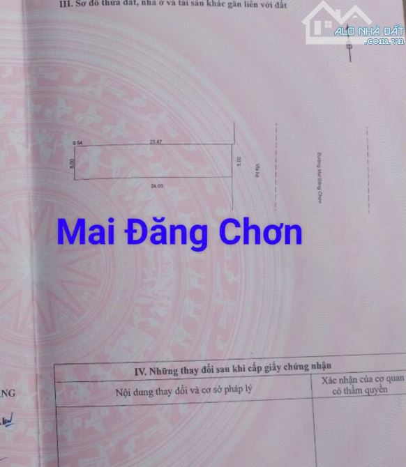 Đất mặt tiền Đường 15m Mai Đăng Chơn, Hoà Quý. Ngũ Hành Sơn. S= 120m2 Giá: 4.9 tỷ